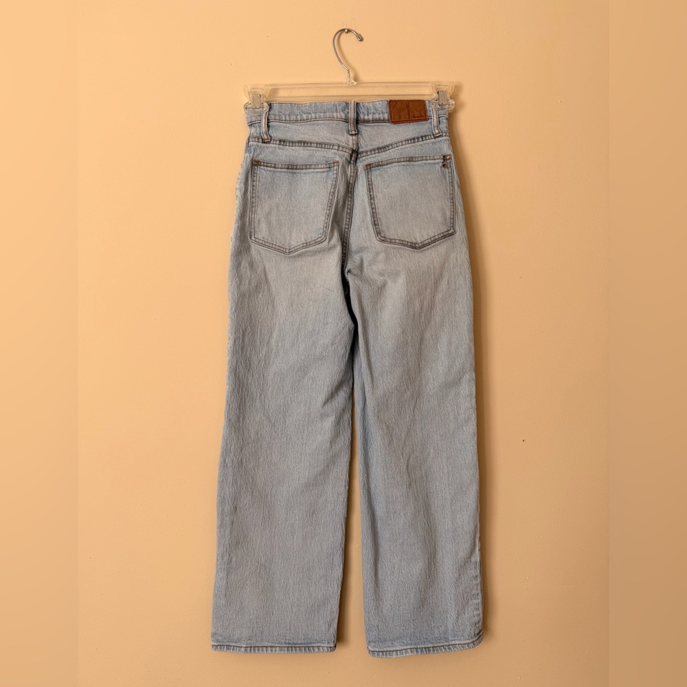 Madewell Light Wash Wide Leg Jeans - Picture 2 of 8